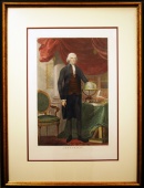 Engraved portrait of Thomas Jefferson, by David Edwin.