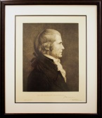 Engraving of John Marshall, by Albert Rosenthal