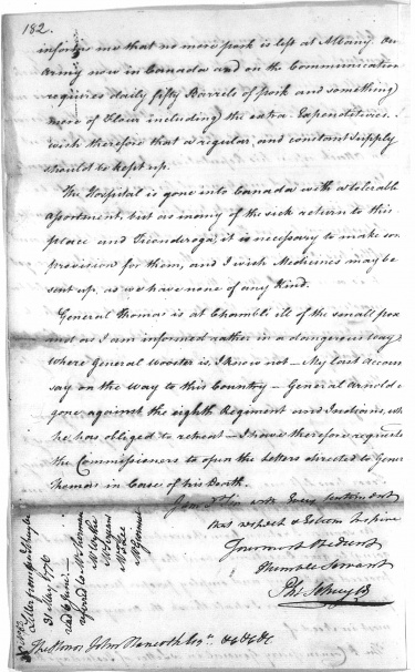 Philip Schuyler to John Hancock, referred to Wythe & Committee, 31 May ...