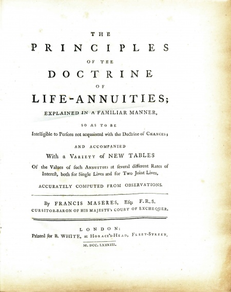 The Principles of the Doctrine of Life-Annuities Explained in a ...